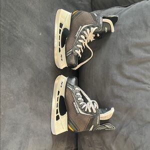 Bauer Black and Gray Ice Hockey Skates
